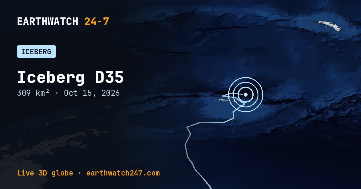 Map: Iceberg D35